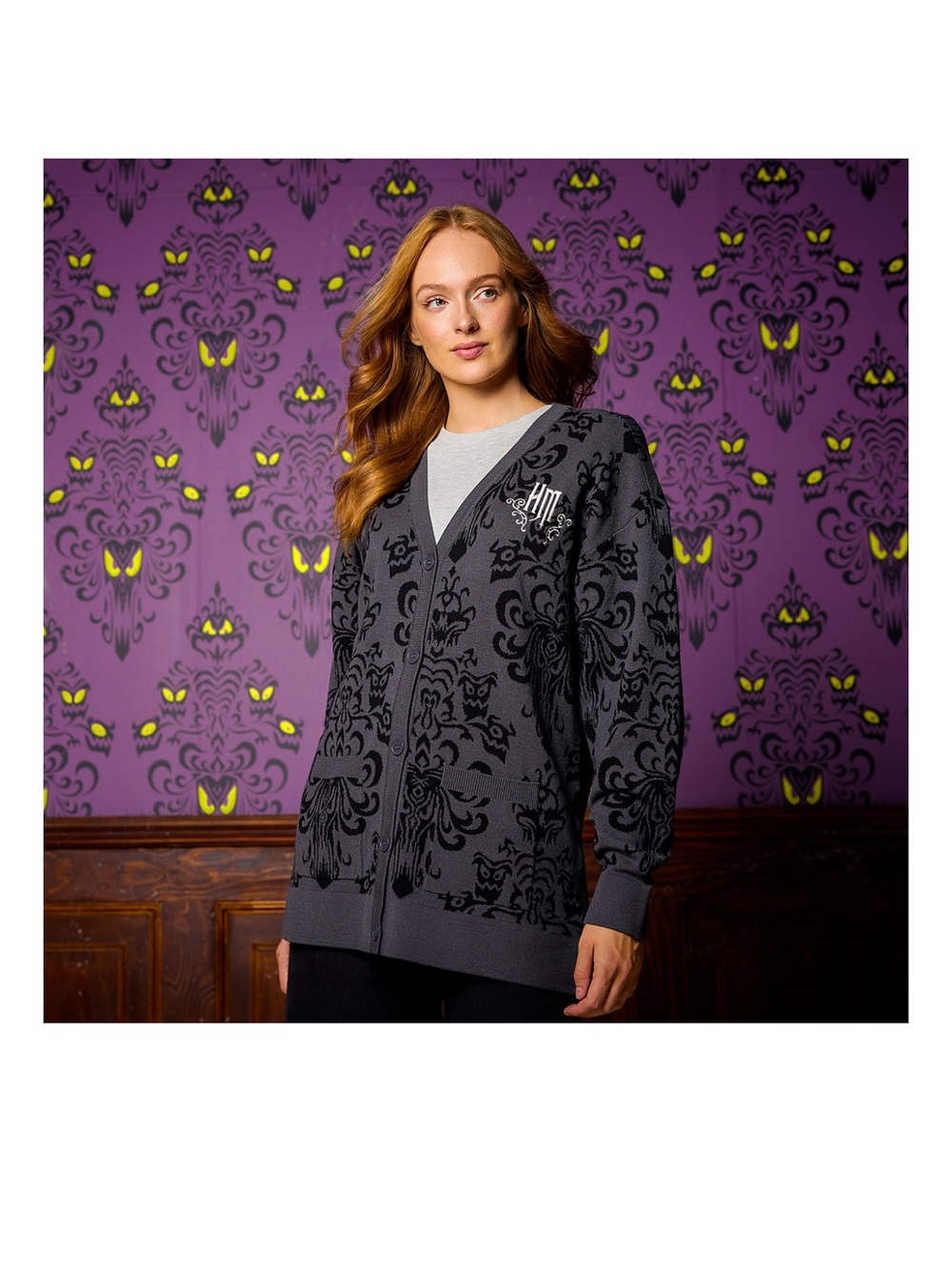 Her Universe haunted mansion cardigan sweater